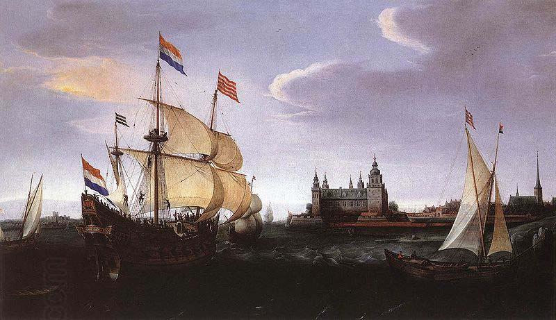 unknow artist Hollandse schepen in de Sont oil painting picture